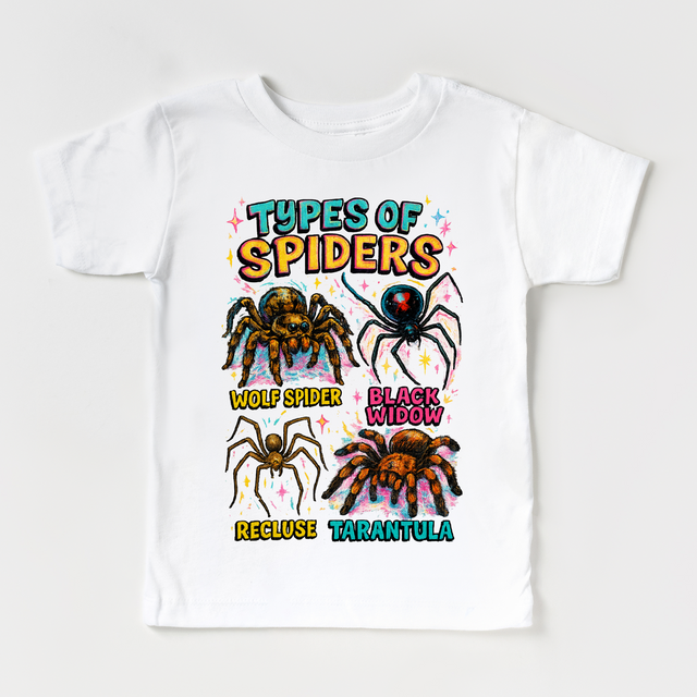 Types Of Spiders Shirt - Spider Tee