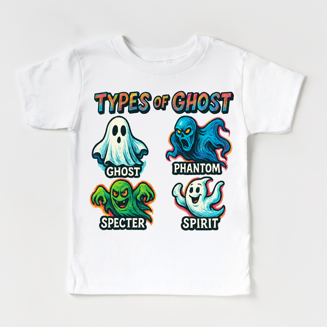 Types Of Ghost Halloween Shirt - Halloween Tee