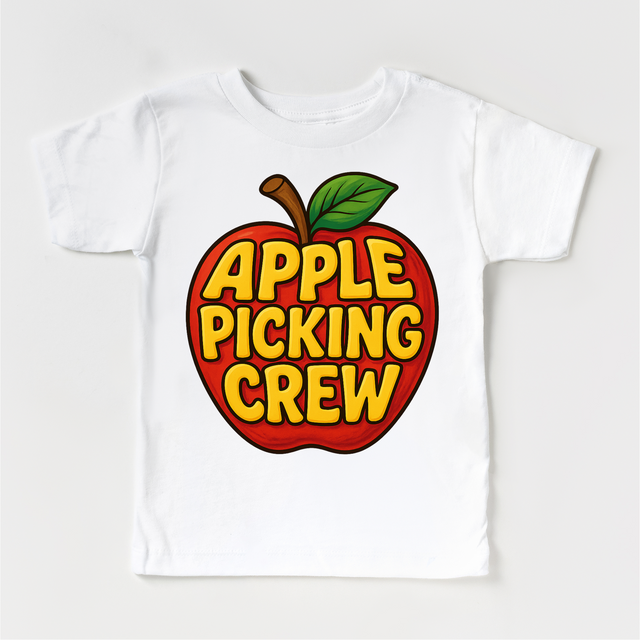 Apple Picking Crew Fall Shirt - Apple Picking Orchard Tee