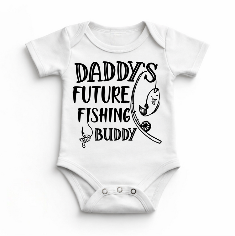 Daddy's Future Fishing Buddy Bodysuit - Baby Bodysuit