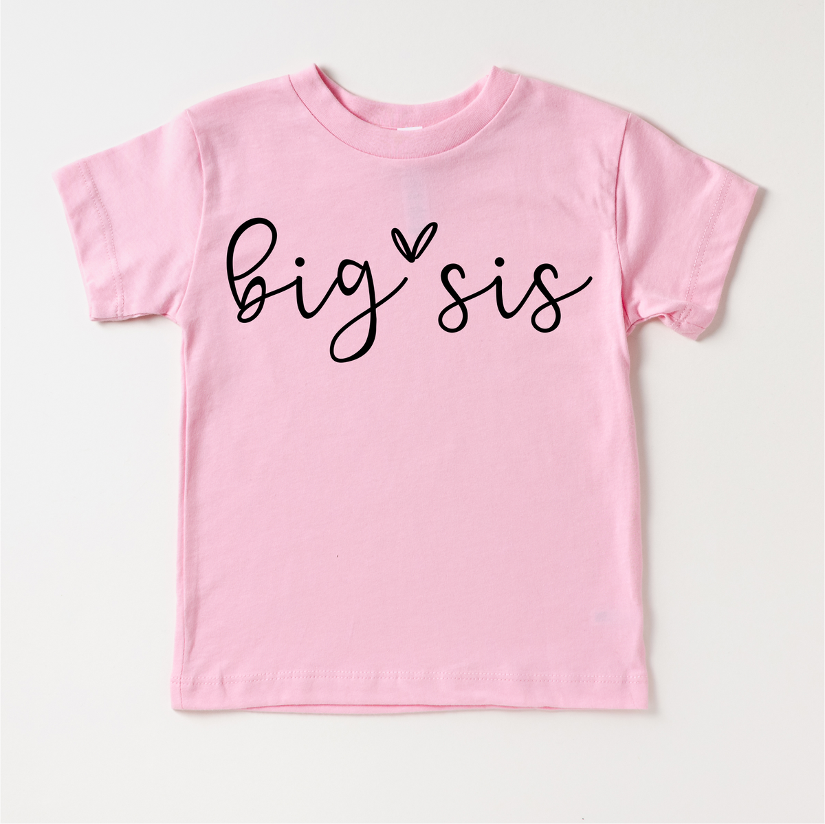 Big Sis Sister Siblings Family graphic T-shirt by Madi Moosh
