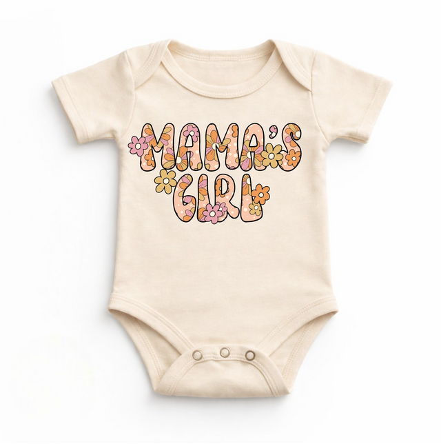Mama's Girl Floral Summer Tropical Bodysuit - Baby Bodysuit - Madi Moosh Boutique