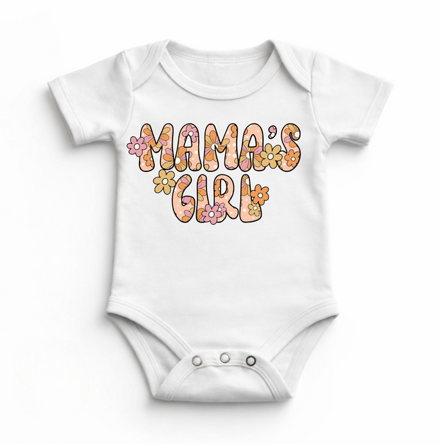 Mama's Girl Floral Summer Tropical Bodysuit - Baby Bodysuit - Madi Moosh Boutique