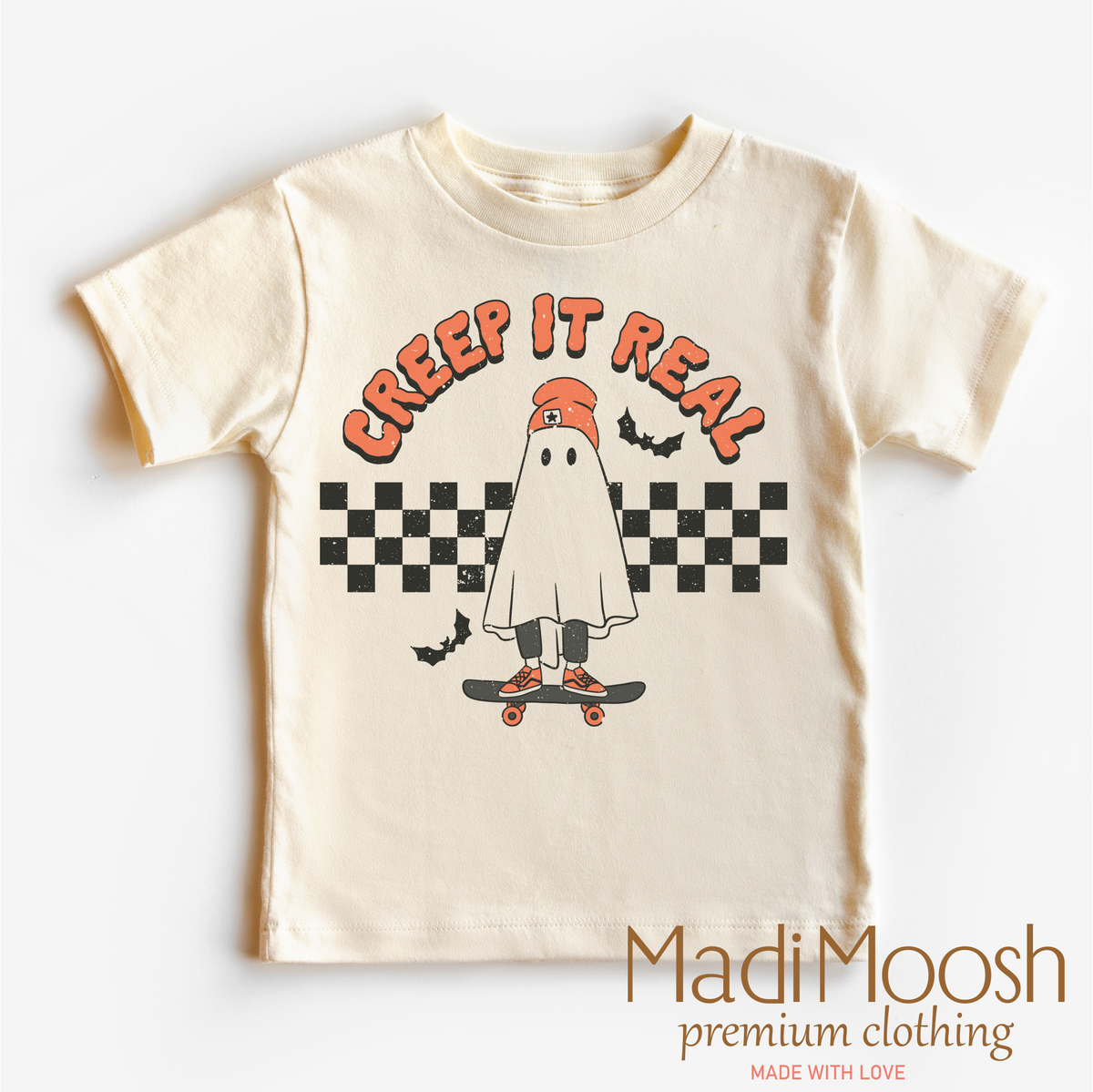 Creep It Real, Halloween graphic T-shirt by Madi Moosh