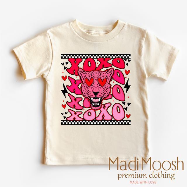 XOXO Leopard Valentine Shirt - Valentine Tee