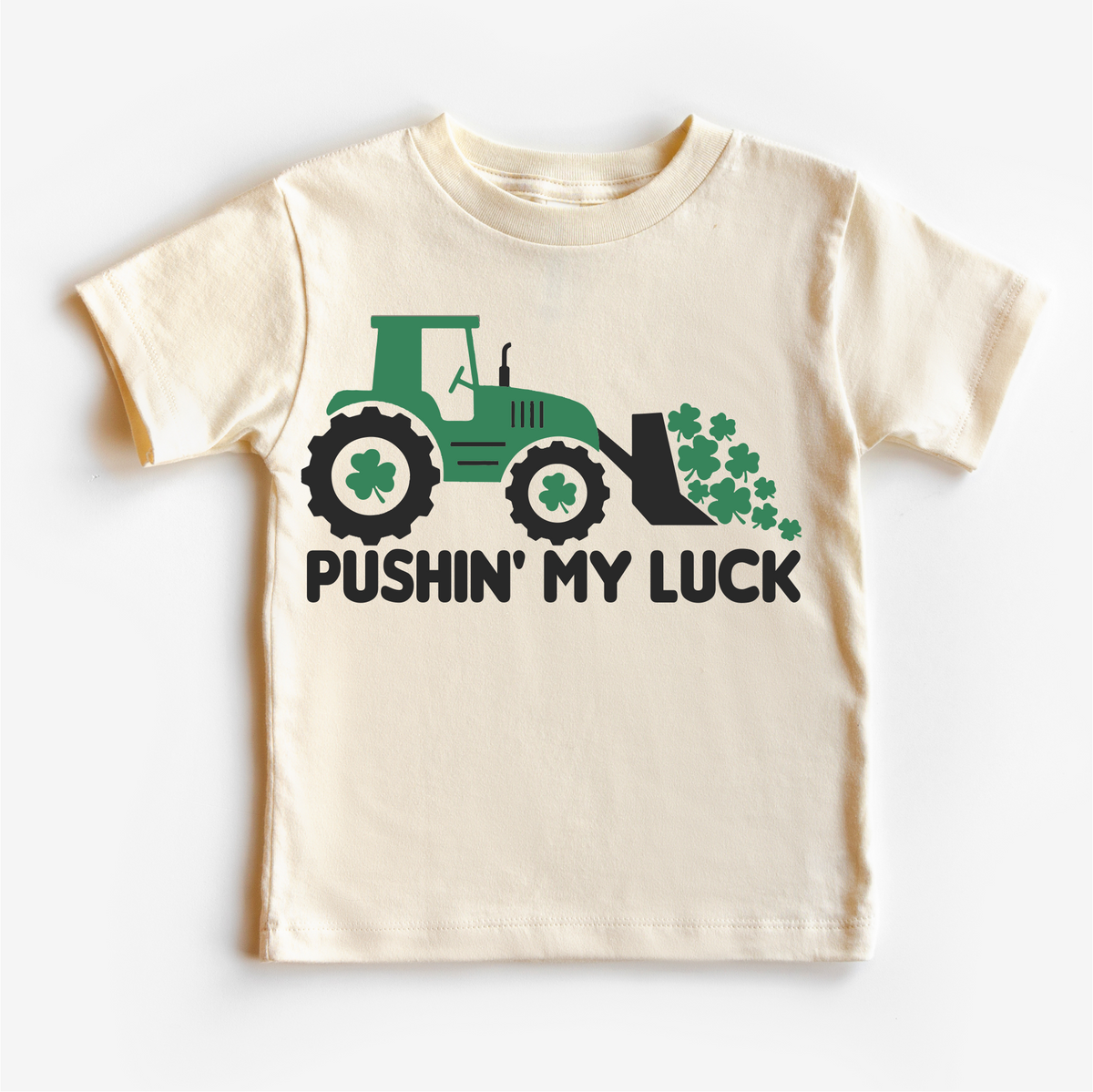 Pushing My Luck St. Patrick's Day Tractor by Madi Moosh