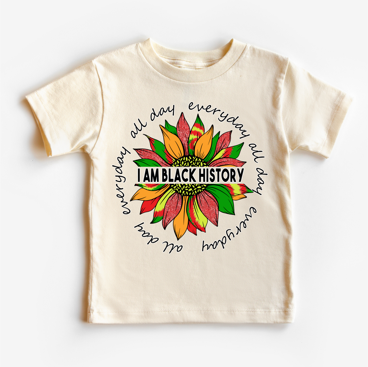 I Am Black History, Juneteenth Kids & Adult graphic T-shirt by Madi Moosh