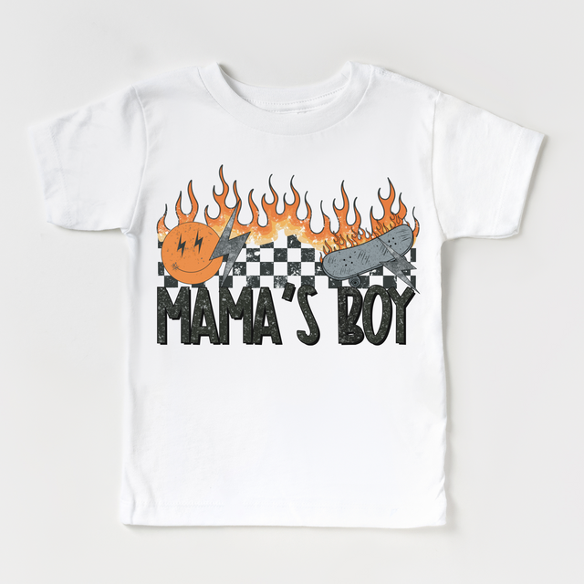 Mama's Boy Rocker Skater T-Shirt – Kids Tee