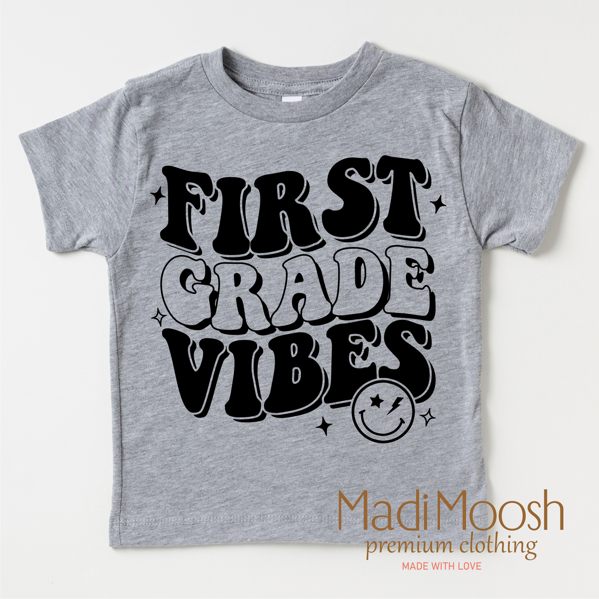 First Grade Vibes Shirt - School Shirt - Madi Moosh Boutique