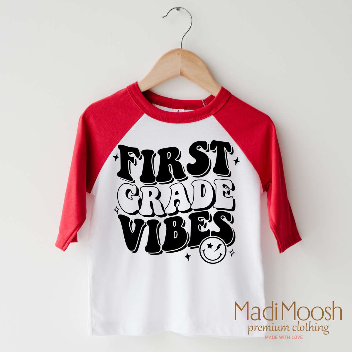 First Grade Vibes Shirt - School Shirt - Madi Moosh Boutique