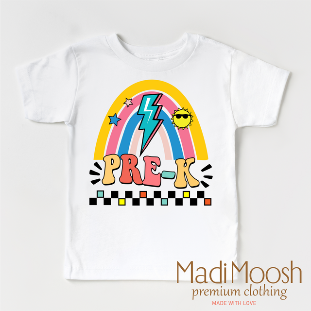Pre-K Rainbow School Shirt - School Shirt