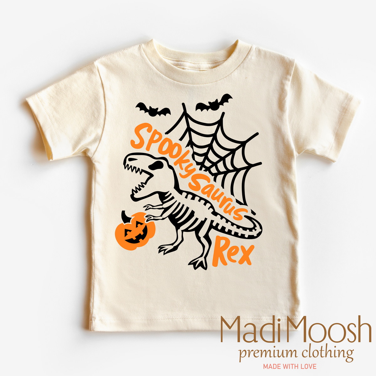 Spookysauras Dinosaur Shirt by Madi Moosh