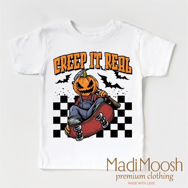 Creep It Real Skater Shirt - Halloween Shirt