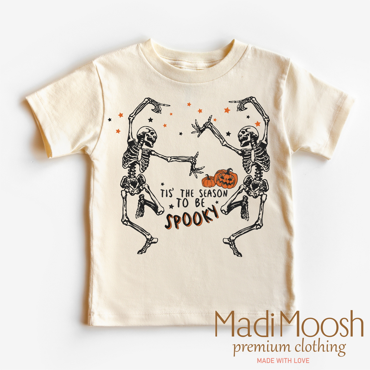 Tis The Season To Be Spooky, Halloween graphic T-shirt by Madi Moosh