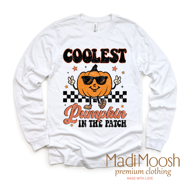 Coolest Pumpkin In The Patch Shirt - Fall Halloween Tee