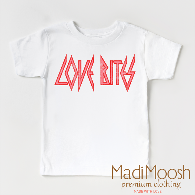 Love Bites Retro Valentine's Shirt - Rocker Valentine Tee