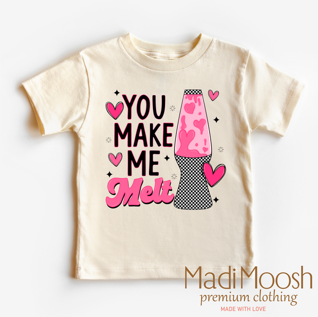 You Make My Heart Melt Valentine's Day Shirt - Lava Lamp Valentine Tee