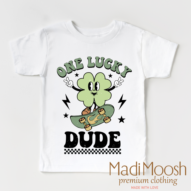 One Lucky Dude St. Patrick's Day Shirt - St. Patrick's Day Tee