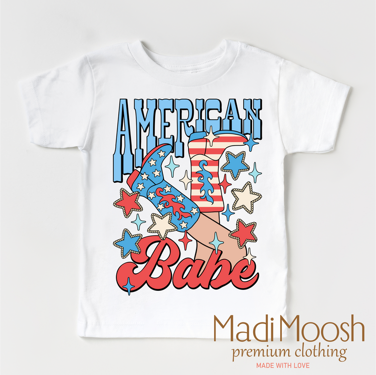 American Babe Shirt - July 4th - Madi Moosh Boutique