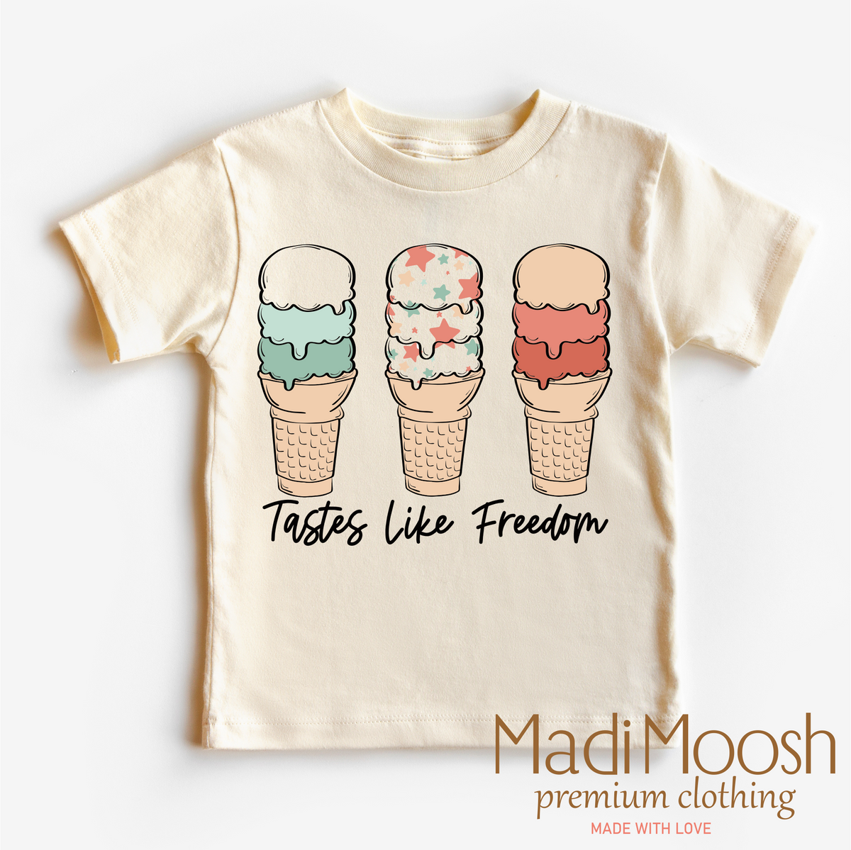 Taste Like Freedom Shirt - July 4th - Ice Cream - Madi Moosh Boutique