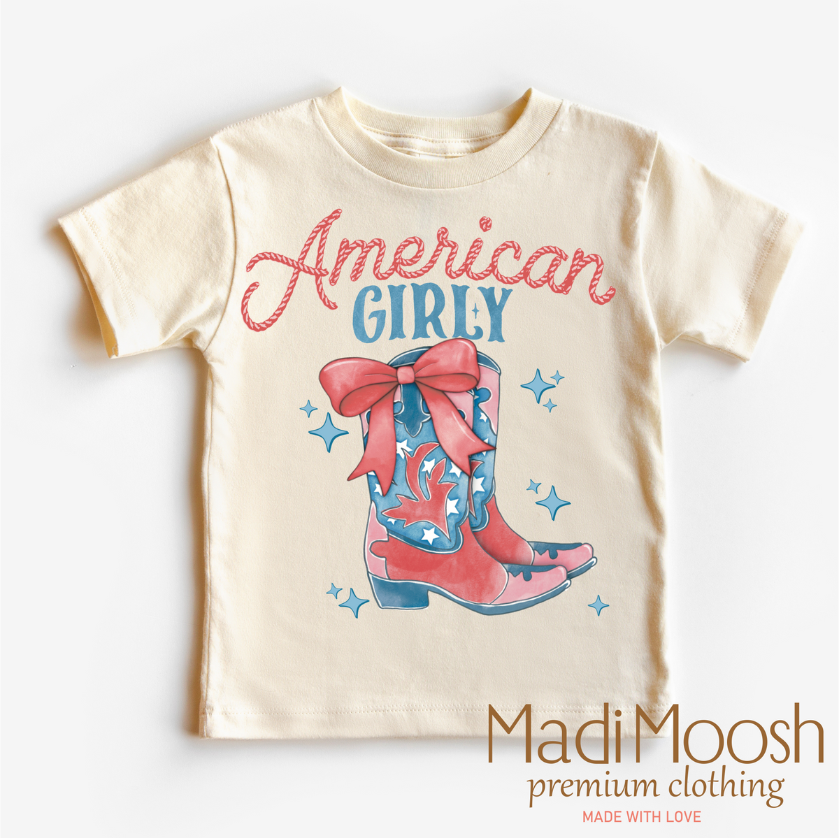 American Girly Shirt by Madi Moosh