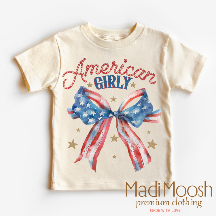 American Girly Shirt - 4th of July - Madi Moosh Boutique