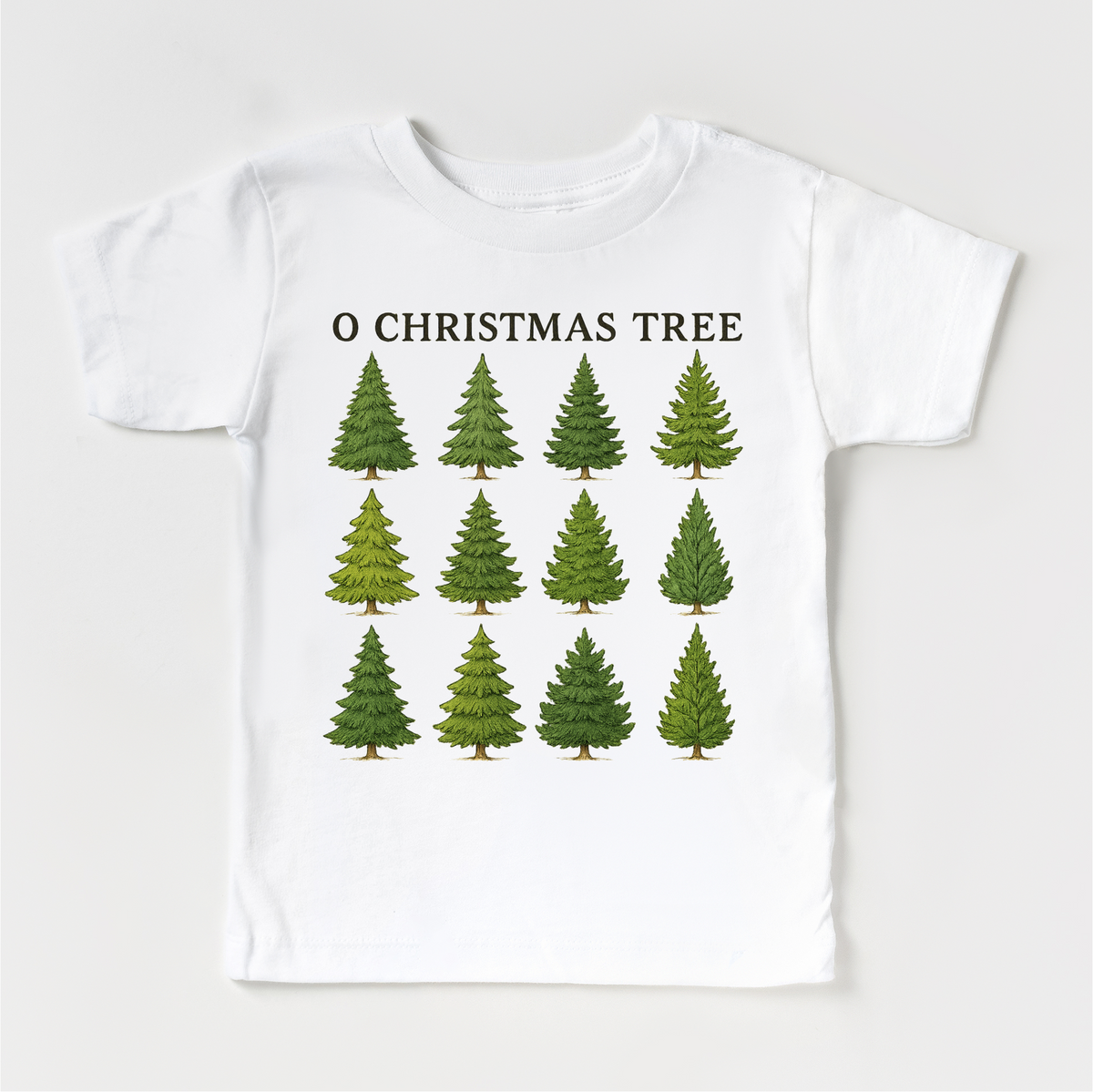 O Christmas Tree White kids shirt