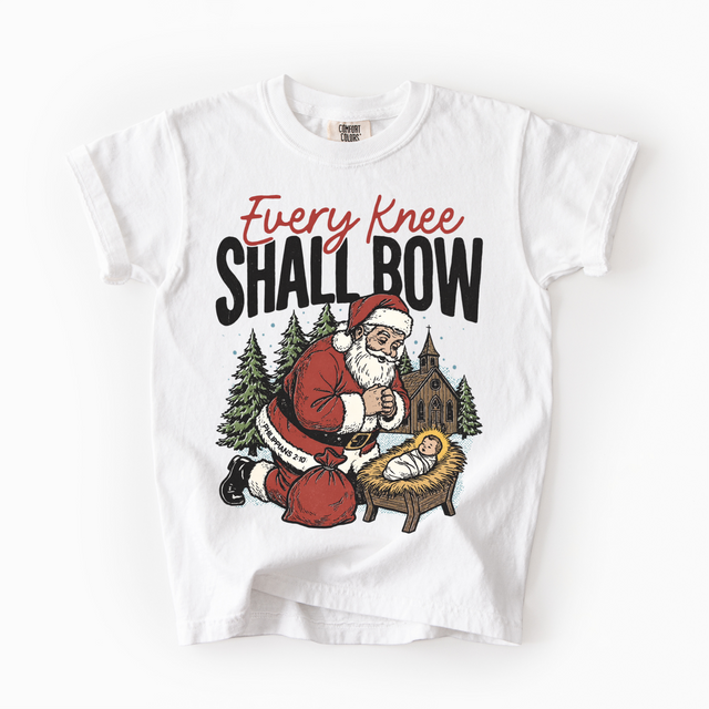 Santa And Jesus Christian Christmas Unisex T-Shirt - Printed On Comfort Colors