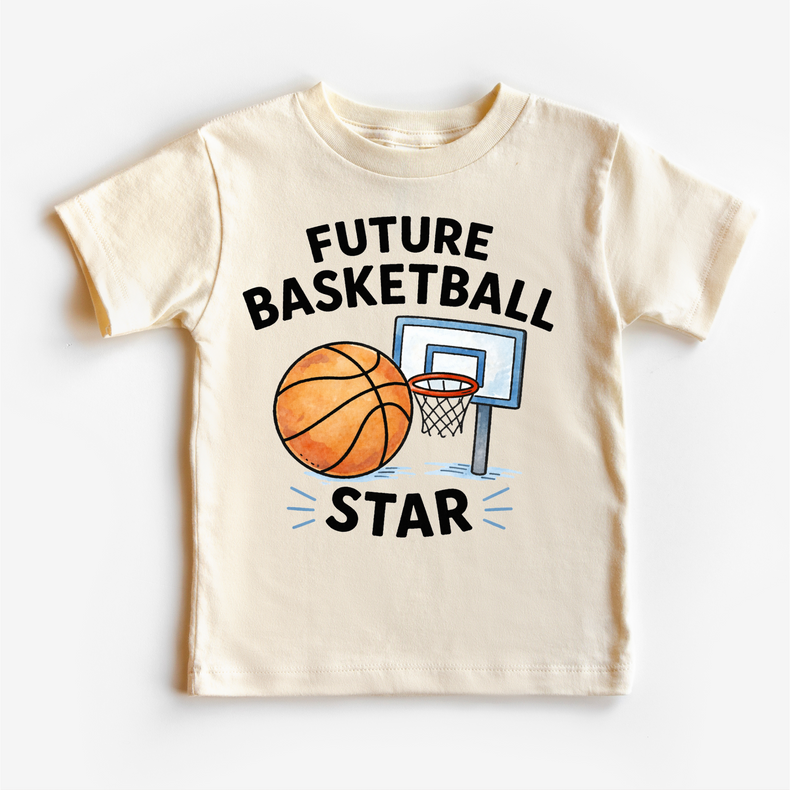 Future Basketball Star Kids | Basketball Kids | Sports Kids | Athletic Kids graphic T-shirt by Madi Moosh