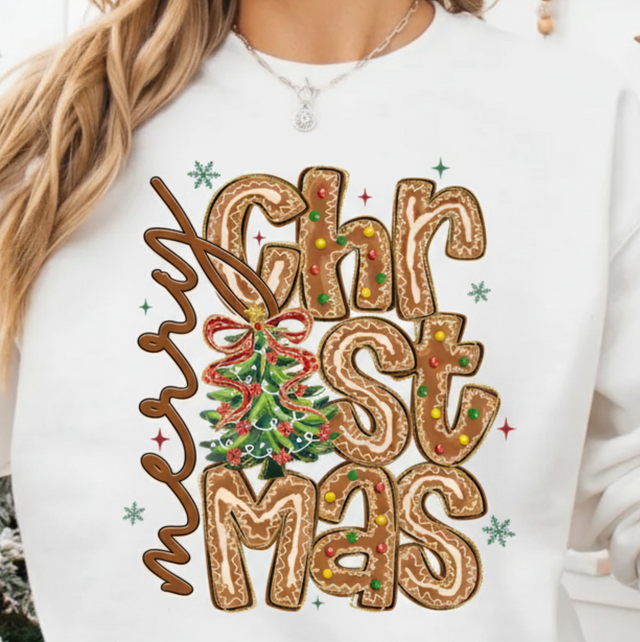 Merry Christmas Cookie Sweatshirt - Cookie Crew Christmas Sweater