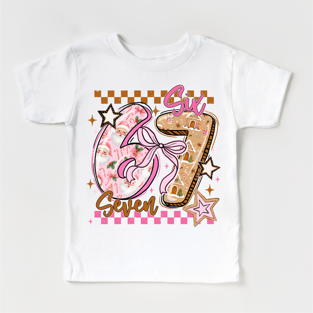 Girls Six Seven Christmas Shirt - Christmas 67 Tee