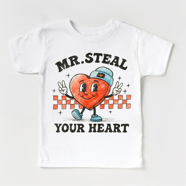 Mr. Steal Your Heart Valeintine's Day Shirt - Valeintine Tee