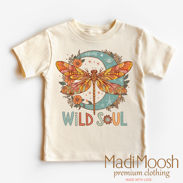 Wild Soul Dragonfly Shirt - Boho Tee