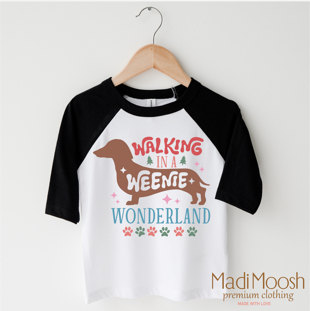 Walking Through A Weenie Wonderland Shirt - Dachshund Christmas Tee
