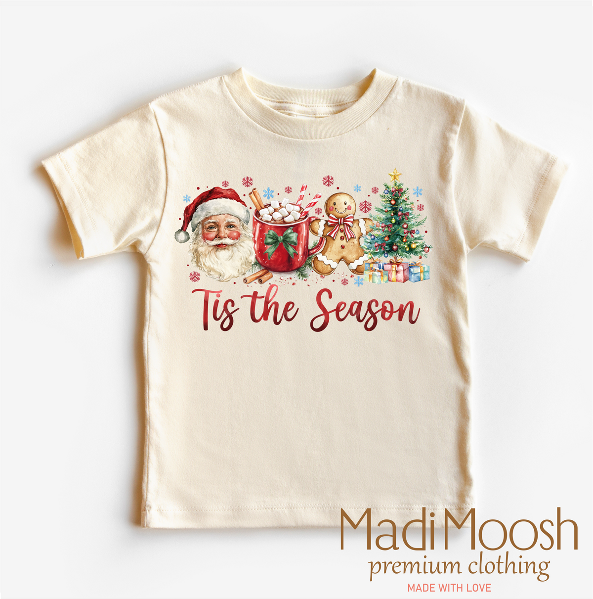 Tis the Season Christmas — MP33 Natural tee