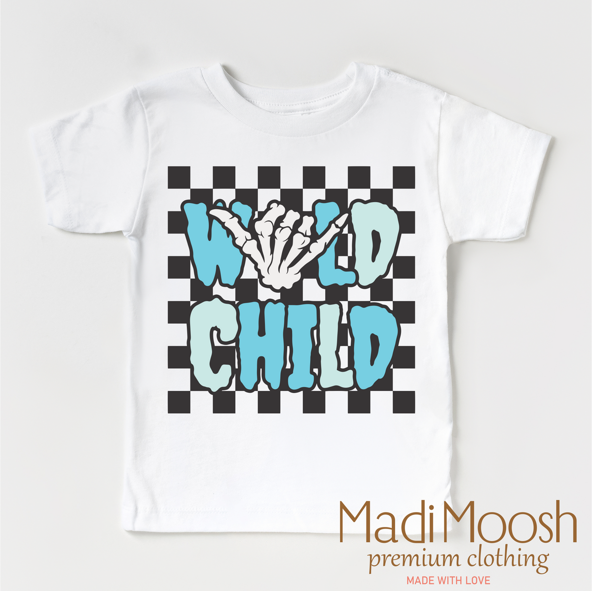 Wild Child Halloween, Cute Halloween graphic T-shirt by Madi Moosh