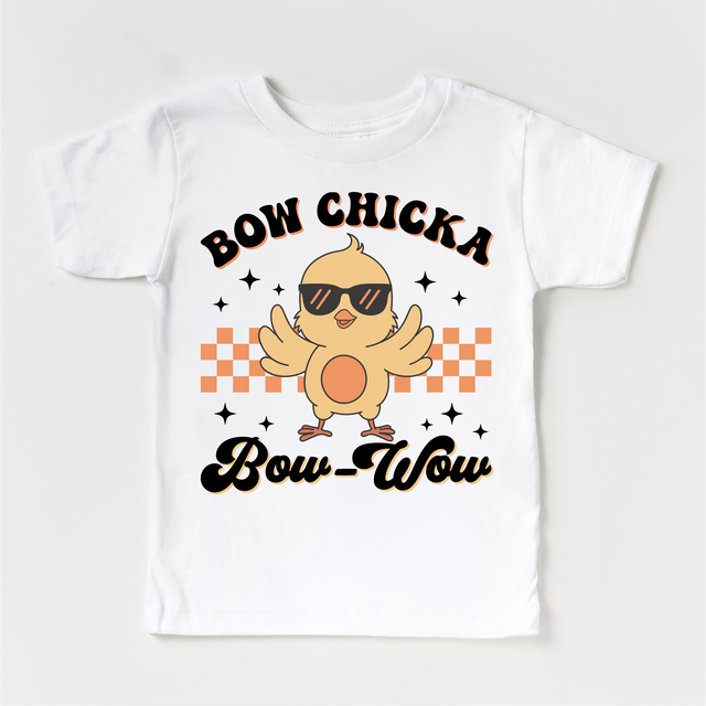Bow Chicka Bow Wow Easter Shirt - Easter Chick Tee