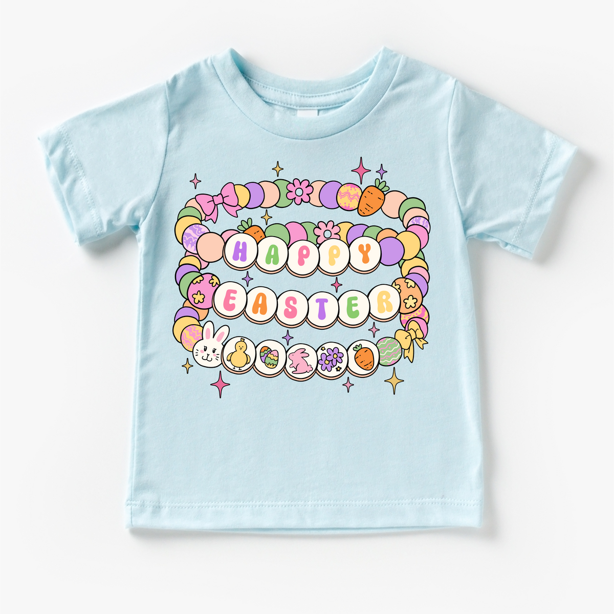 Easter Friendship Bracelet Shirt - Girls Easter Tee - Madi Moosh Boutique
