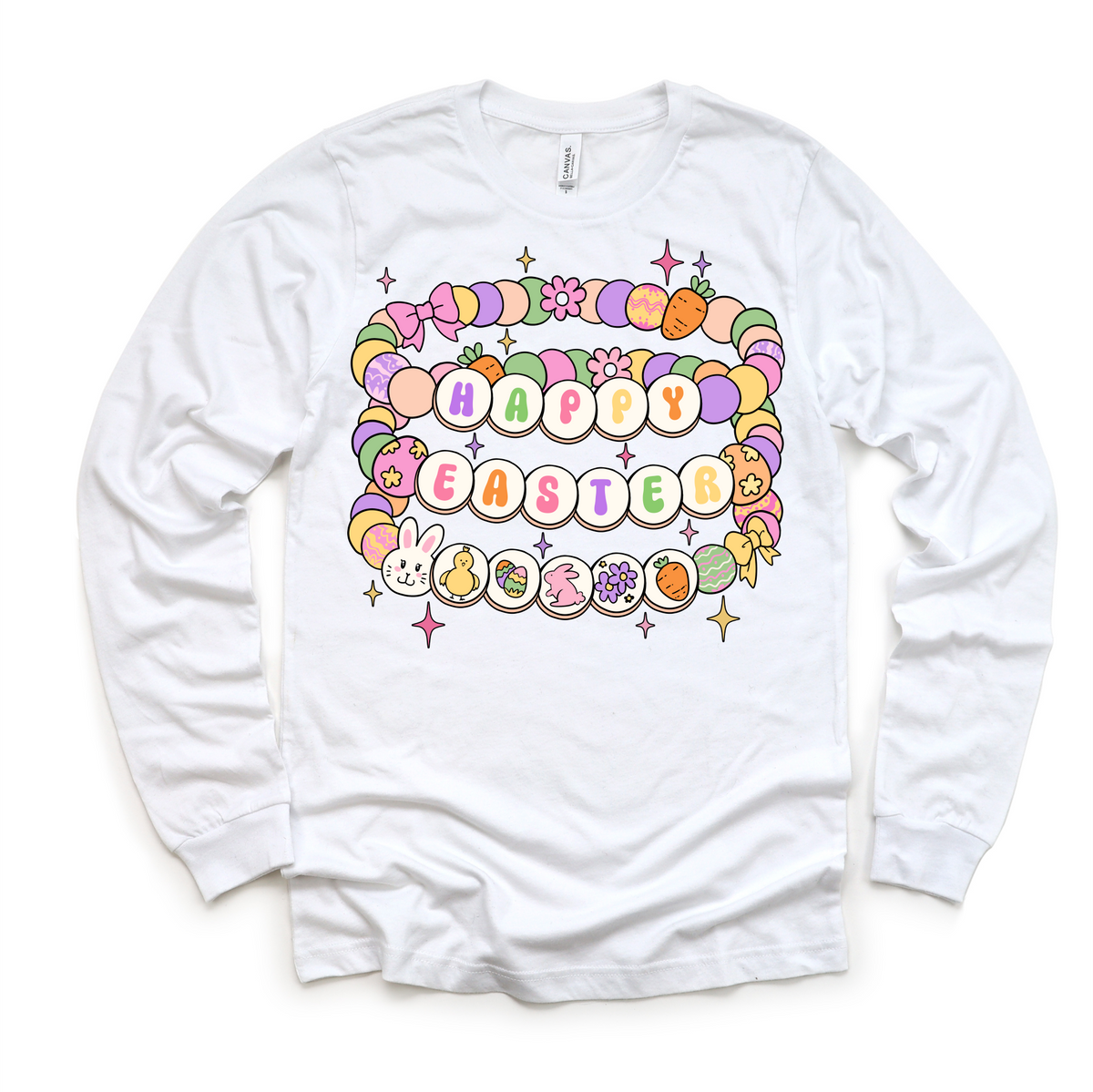 Easter Friendship Bracelet Shirt - Girls Easter Tee - Madi Moosh Boutique
