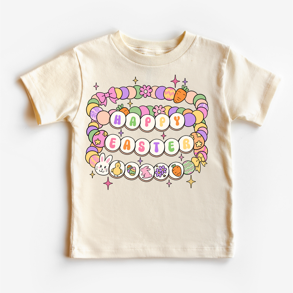 Easter Friendship Bracelet Shirt - Girls Easter Tee - Madi Moosh Boutique