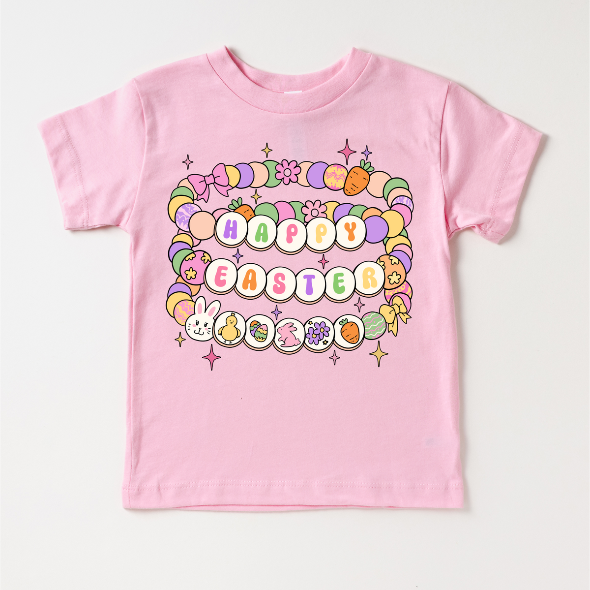Easter Friendship Bracelet Shirt - Girls Easter Tee - Madi Moosh Boutique