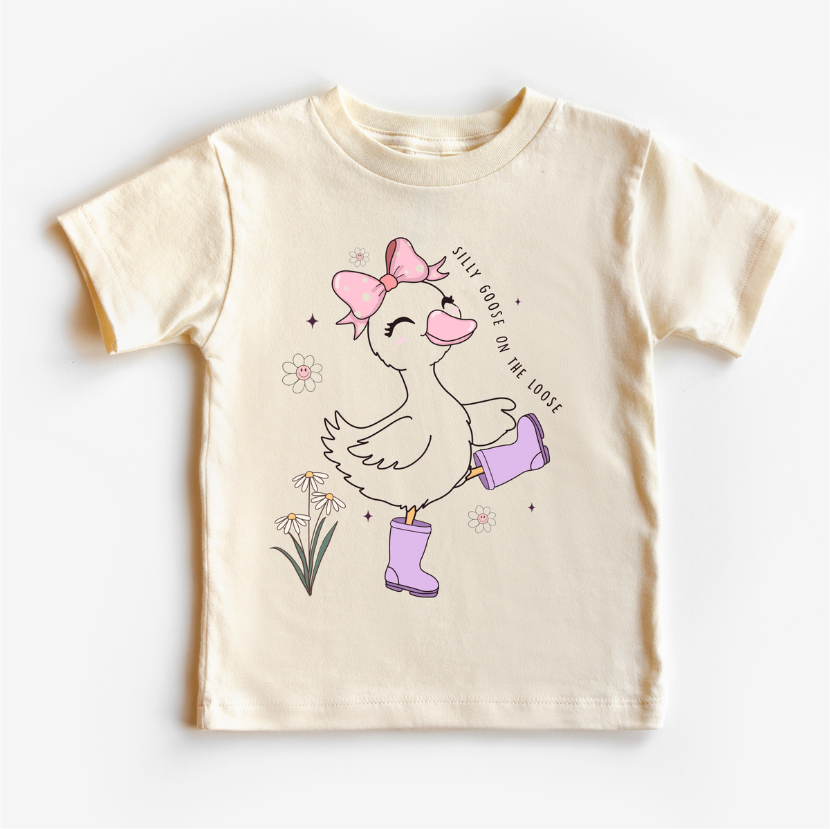 Girls Silly Goose On The Loose Shirt by Madi Moosh
