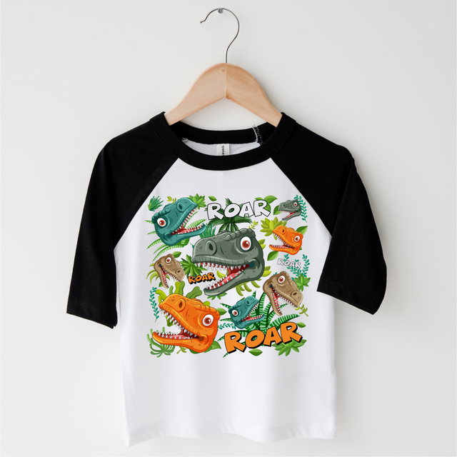 Retro Dinosaur T-Rex Shirt - Kids Dinosaur Shirt