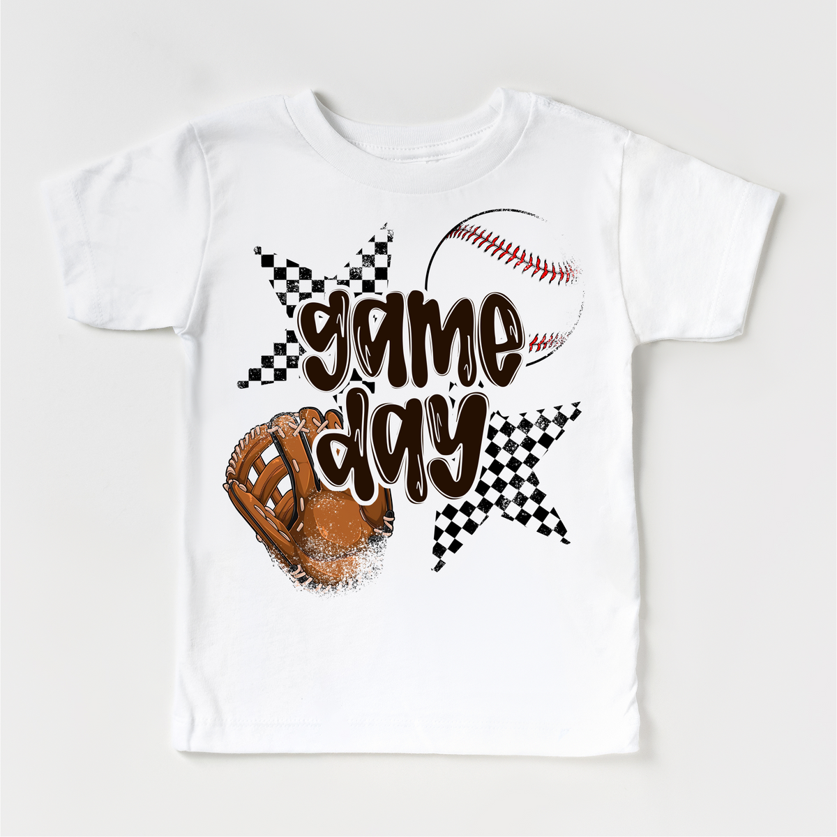 Retro Game Day Baseball Shirt - Baseball Tee - Madi Moosh Boutique