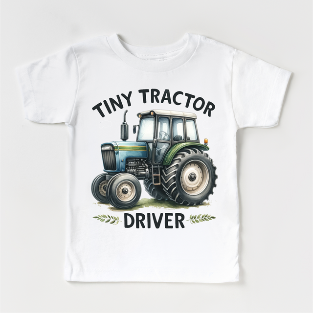 Tiny Tractor Driver Farm Shirt - Little Farmer Tee