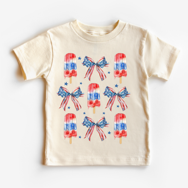 Ice Cream And Bows July 4th Shirt - Independence Day Tee