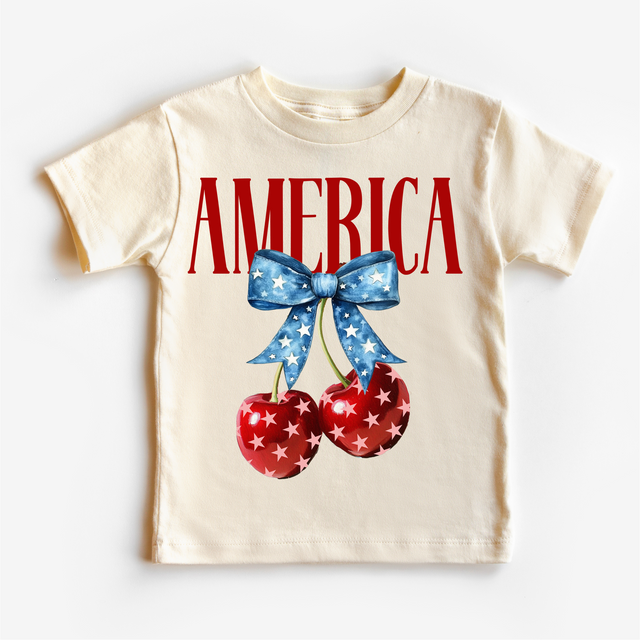 America Cherry July 4th Shirt - Independence Day Tee