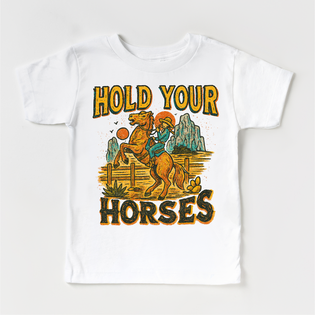 Hold Your Horses Country Western Shirt - Western Tee - MU96