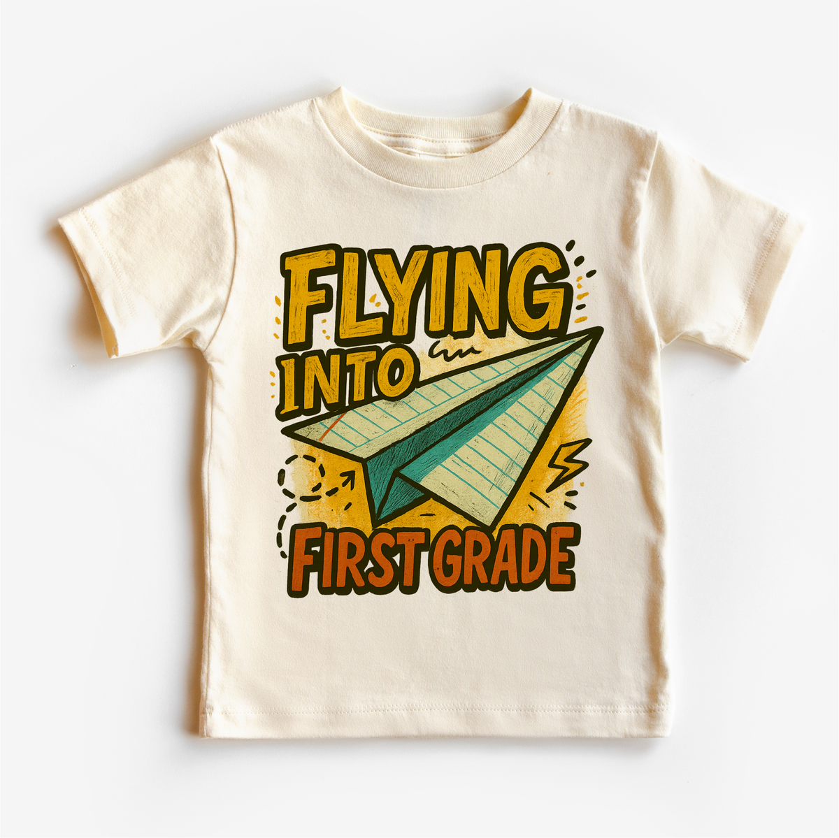 Flying Into First Grade Back To School | First Day Of School graphic T-shirt by Madi Moosh