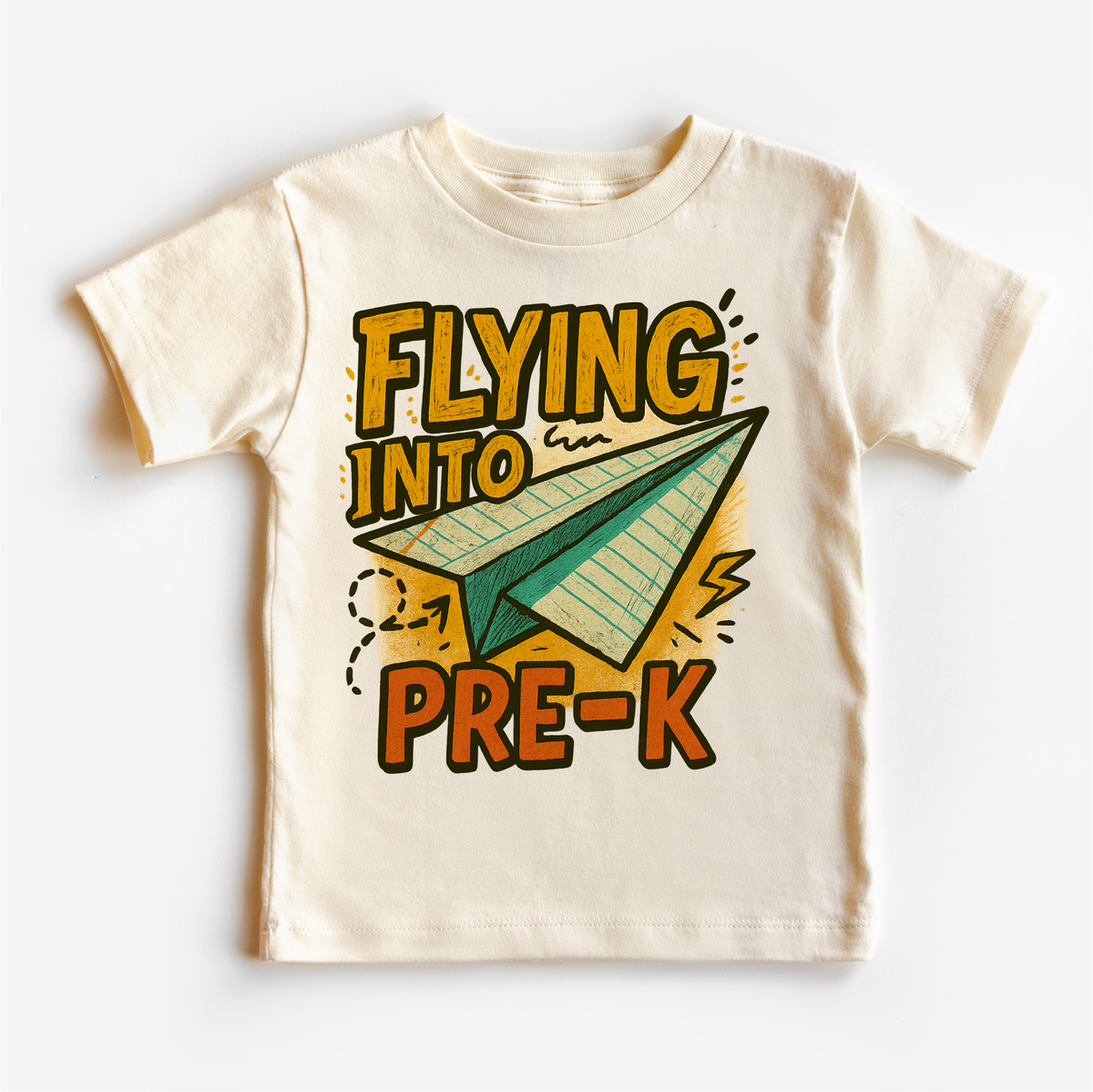 Flying Into Pre-K Back To School | First Day Of School graphic T-shirt by Madi Moosh